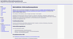 Desktop Screenshot of betriebliche-informationssysteme.de